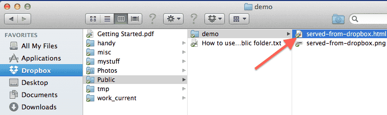 dropbox-public-folder-html-file