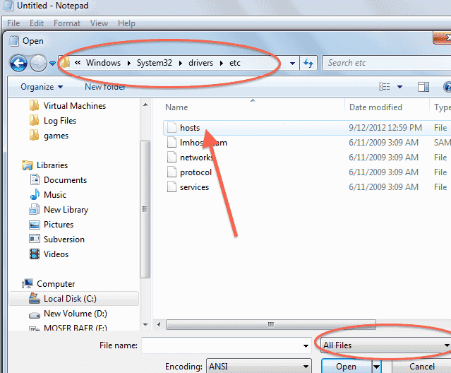 windows-hosts-file-path