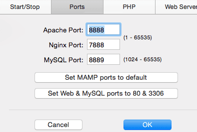 mamp-preference_ports