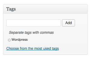 wordpress-admin-tag-widget