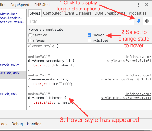 chrome-dev-tools-enable-hover-in-inspector