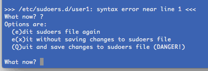 linux-visudo-syntax-error-save-failure-example