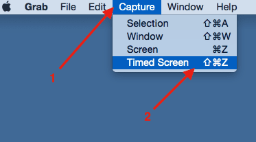 timed screenshot for mac