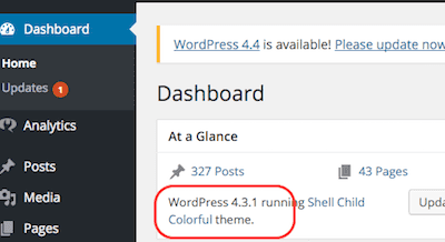 wordpress-dashboard-glance-section-current-version