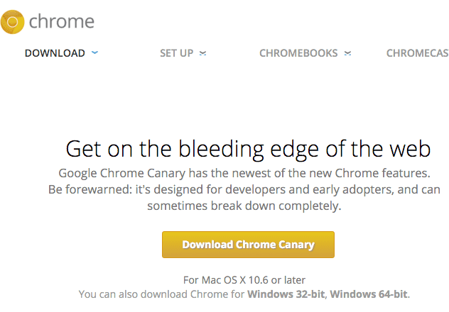chrome-canary-download-link