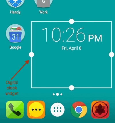 android-digital-clock-widget-placement