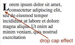css-drop-cap-effect